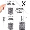 Bathroom Countertop Soap Dispensers (Brushed Nickel, 4 Pack) view 3