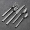 Oneida Chefs Table Hammered 45 Piece Everyday Flatware Set, Service for 8, 18/0 Stainless Steel,Silverware Set view 2