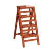 CGF-Stands 3 Tier / 4 Tier Wooden Ladders Foot Stools Wood Folding Step Stool Indoor Folding Stepladder Portable Shoe Bench/Flower Rack (Color 4) view 1