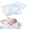 HOMCA Cervical Pillow Memory Foam Pillows - Contour Memory Foam Pillow for Neck Pain Relief, Orthopedic Neck Bed Pillow for Side Sleepers Back and Stomach view 1