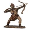3.5 Inch Orisha Ochosi Statue Santeria Lucumi African God Divine Hunter Yoruba view 1