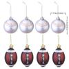 12pcs Football Party Supplies Decorations Party Supplies Tree Ball Decorations Sports Theme Christmas Holiday Party Decorations view 2