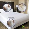 Bundle - 2 Items: Queen Size Fitted Sheet Mattress Cover + Queen Waterproof Pillow Protectors (2PC) view 3