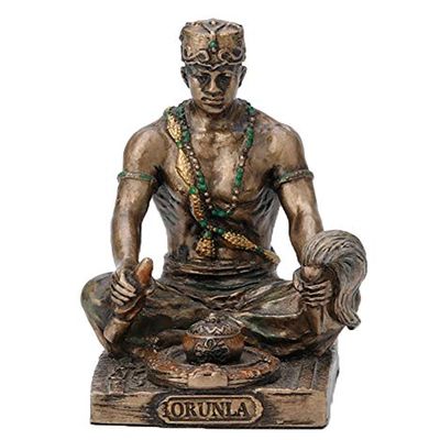 2.5 Inch Orisha Orula Statue Santeria Lucumi African God Orunla Yoruba Wisdom