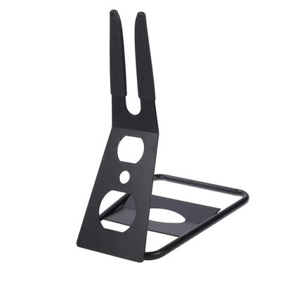 BESPORTBLE Bike Floor Parking Rack Non Slip Bicycle Hub Park Stand Indoor Outdoor Bike Parking Holder Home Shop Black