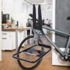 BESPORTBLE Bike Floor Parking Rack Non Slip Bicycle Hub Park Stand Indoor Outdoor Bike Parking Holder Home Shop Black view 4