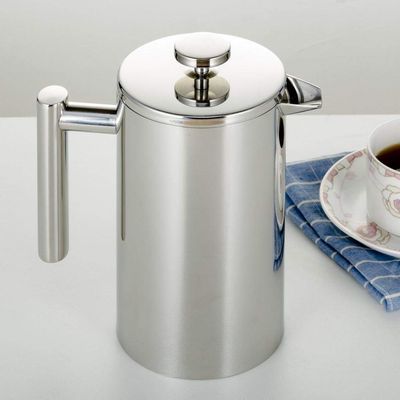 Filter Press Pot Coffee Maker Filter Press Pot Coffee Maker With Filter Double Insulation Tea Pot Filter Press Pot Tea Maker-800Ml