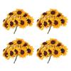 BESPORTBLE Pack of 100 Artificial Sunflower Chic Paper Sunflower Craft for Wedding Home Decor view 1