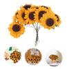 BESPORTBLE Pack of 100 Artificial Sunflower Chic Paper Sunflower Craft for Wedding Home Decor view 2