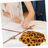 BESPORTBLE Pack of 100 Artificial Sunflower Chic Paper Sunflower Craft for Wedding Home Decor view 3