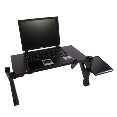 48 x 26cm Portable Home Use Assembled Folding Table (Black)