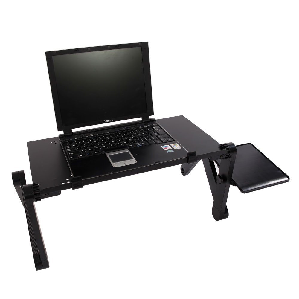 48 x 26cm Portable Home Use Assembled Folding Table (Black)