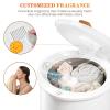 Keenray Bucket Style Towel Warmers, Luxury Bucket Towel Warmer, Large Towel Warmer for Bathroom, Auto Shut Off, Fits Up to Two 40"X70" Oversized Towels, Bathrobes, Blankets, PJ's and More, White, CL1 view 4