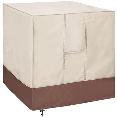 Air Conditioner Cover for Outside Units-Sturdy,ac cover for outside unit,Water-Resistant, sturdy, with Mesh Vents and Elastic Hem Cord, Fits up to 32 x 32 x 36 inches