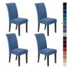 Howhic Stretch Chair Covers for Dining Room Set of 4, Removable Washable Dining Room Chair Covers, Dining Chair Slipcovers Seat Protector, Great for Home and Banquet Decor (Periwinkle Blue, 4 Pack) view 1