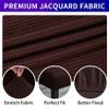 Howhic Stretch Chair Covers for Dining Room Set of 4, Removable Washable Dining Room Chair Covers, Dining Chair Slipcovers Seat Protector, Great Home Decor and Banquet Upholstery (Chocolate, 4 Pack) view 3
