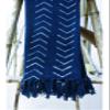 Trade Star Indigo Hand Block Printed Throw Blanket 100% Cotton Throws for Couch Boho Mud Cloth Throw with Tassels Cozy Wrap Throw Decorative Bed Throws (Indigo, Phoenix (120 x 170 Cms)) view 4