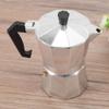 Stovetop Espresso Maker Moka Pot Italian Espresso Greca Coffee Maker 2 Cup 100ml Aluminum Stove Top Coffee Home Office Use Gift for Friends for Italian Espresso Cappuccino Latte Silver view 3