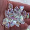 Allstarco 100PCS 16mm Crystal Heart Decorating Gems AB Coating For Table Scatter Wedding Decorations Vase Fillers view 2