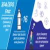 New Wave Enviro Products BPA Free Tritan Bottle, 2 Gallon Refrigerator with BPA Free Spigot and Integrated Handle, Refrigerator Dispenser Bottle, light blue view 3