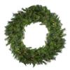 Real Touch Pre-Lit Canyon Pine Mixed Artificial Christmas Wreath - 48" - Clear Lights view 1