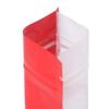 100 Translucent/Red Poly Resealable Stand Up Heat Sealable Reusable Pouch (6" x 9", Translucent/Red) view 4