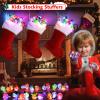FLY2SKY Christmas Party Favors 25Pcs 3D LED Finger Lights for Kid & Adults Toys Light Up Rings Stocking Stuffers Party Favors Assorted Styles Gift Package No-Repeat Non Candy Gift New Version view 3