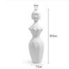 Bust Handmade Sculptures Sculptures Statues Ornaments Figurine Collectible Figurines Figurine Animal Statue Ornaments White Nordic Ceramic Pot Flower Pots 3D Face Design Vase Flower Planter Pots Pl view 2