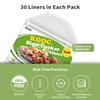KOOC Slow Cooker Liners 13"x21" 30 Count Disposable Plastic Bags Pot Liners Cooking Bags Fit 3 qt to 8.5 qt Pot BPA Free view 4