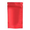 100 Translucent/Red Poly Resealable Stand Up Heat Sealable Reusable Pouch (4" x 6", Translucent/Red) view 3
