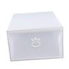 Cabilock Holder Transparent Window Portable Storage Box for Sneakers Thicken Plastic Organizer Easy Access Shoe Container for Closet and Home view 1