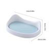 3pcs Cat Shape Wall-Mounted Soap Dish Creative Soap Holder Drainage Removable Storage Rack for Bathroom and Kitchen Random Colors and Adorable Design view 2