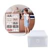 Cabilock Thickened Transparent Drawer Style Shoe Storage Box Stackable Plastic Organizer Window for Easy Access Capacity for Closet Organization view 4