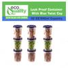 [45 PACK] 32 oz Twist Top Storage Deli Containers - Airtight Reusable Plastic Food Storage Canisters with Twist & Seal Lids, Leak-Proof - Meal Prep, Lunch, Togo, Stackable, BPA-Free Snack Containers view 4