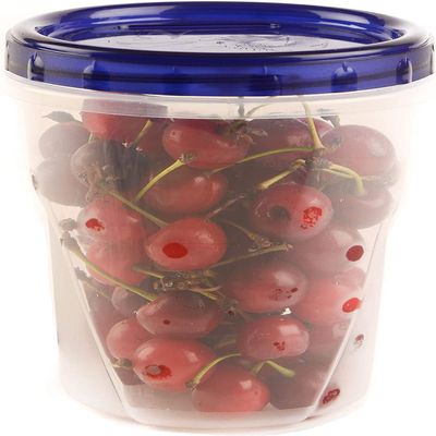 [15 PACK] 32 oz Twist Top Storage Deli Containers - Airtight Reusable Plastic Food Storage Canisters with Twist & Seal Lids, Leak-Proof - Meal Prep, Lunch, Togo, Stackable, BPA-Free Snack Containers