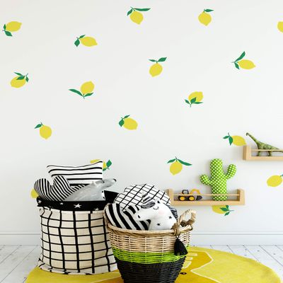 Lemon Fruit Wall Decal (Scheme A)