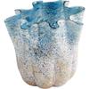 Cyan Lighting 10878 Meduse - Vase-9.75 Inches Tall and 8.75 Inches Wide, Blue Finish view 1