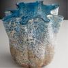 Cyan Lighting 10878 Meduse - Vase-9.75 Inches Tall and 8.75 Inches Wide, Blue Finish view 2