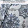 Twin size Daybed Quilted Cover Set, 6-Piece Quilt Bedding easy care, Blue view 3