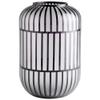 Cyan Lighting 10875 Lined Up - Vase-11.75 Inches Tall and 9.5 Inches Wide, Black Finish view 2