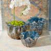 Cyan Lighting 10879 Meduse - Vase-8.75 Inches Tall and 13.75 Inches Wide, Blue Finish view 3