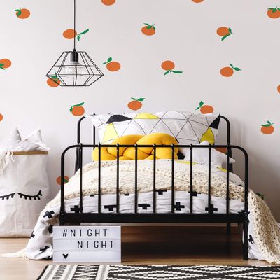 Orange Fruit Wall Decal (Scheme B)