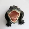 ZTIANEF Sculpture Appreciation Bust Head Sculptures Busts Simulation Animal Resin Crocodile Head Hanging Wall Mural Decorations Large Gardening Ornaments Statue Sculpture view 2