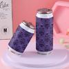 10oz Stainless Steel Tumbler with Lid & Straw-Double Wall Vacuum Insulated Travel Mug,Halloween Decor Ghost Face Purple Pattern Water Bottle Coffee Beverage Drinks Cup for Adults Kids view 4