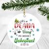 2020 Christmas Ornament Quarantine It's a Deana Thing I Wouldn't Understand - Elegant Decoration Suitable For Indoors And Outdoors, Ornament 3" Plastic Circle With Name Deana view 1