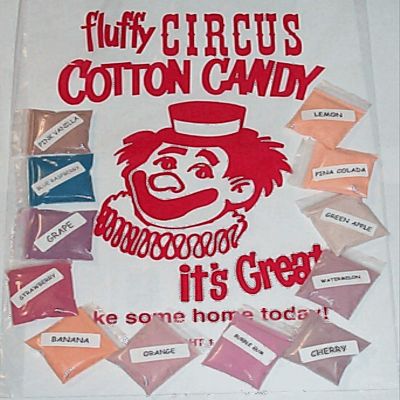 12 Cotton Candy Flavor Mix Sugar Flavoring FLOSSINE Fairy Floss Flavored