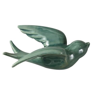 BESPORTBLE Ceramic Decorative Swallows Hanging Ornaments Hangning Wall Art for Home Wall Decor