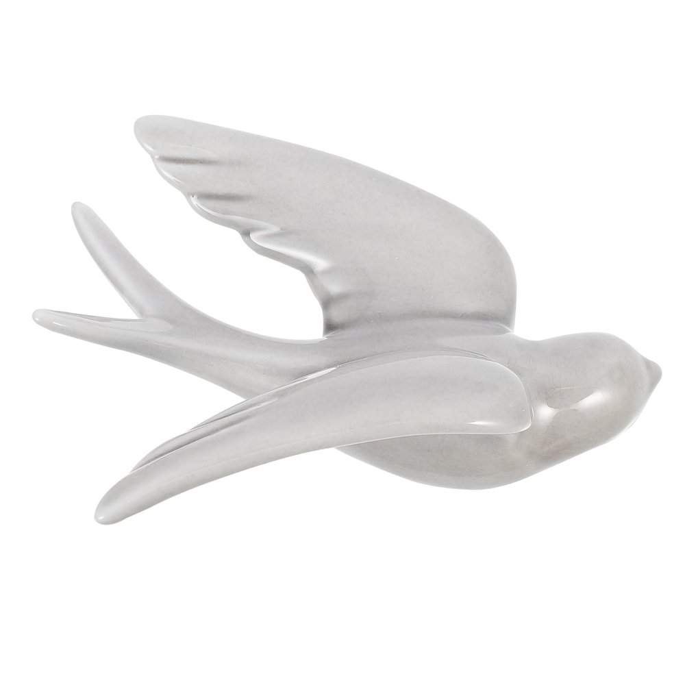 BESPORTBLE Ceramic Wall Mount Hanging Swallows Nordic Decorative Hanging Ornaments for Home Wall Decor