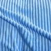XMZFQ Flannel Bed Blanket Throw Solid Color Stripe Home Office Nap Blanket Comforter Microfiber Bedspread Blanket for Bed Couch Sofa Chair Fall Nap Travel,Sky Blue,70X100cm view 4