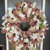 Country Darling Rustic Primative Country Farmhouse Valentine's Day Fall Christmas Everyday Deco Mesh Front Door Wreath, Everyday Burgundy Gingham Home Decor, Porch Patio Kitchen Pantry Decoration view 2